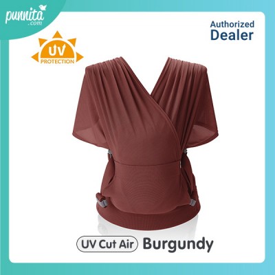 POGNAE Step One UV Cut Air เป้อุ้มเด็ก 0-6 เดือน - Burgundy